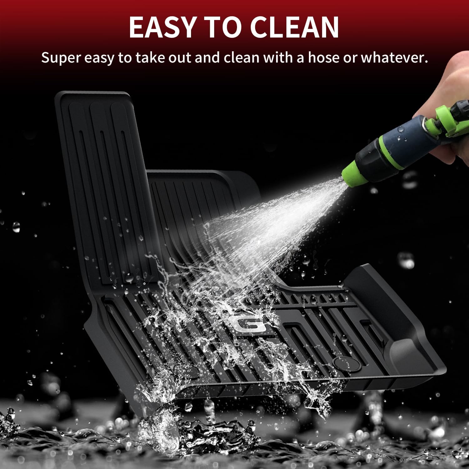 LASFIT Floor Mats and Cargo Liner Fit for 2019-2026 Mercedes Benz G Class (G500 G550 G63 AMG), All Weather Car Mats TPE Custom Fit Floor Liners,Front & Rear 2Row and Trunk Mat Set,Black