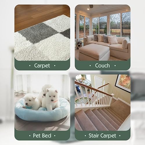 Miniatura 8 de Paquete de 2 removedor de pelusas para mascotas, perros, gatos, para muebles, alfombras, automóviles