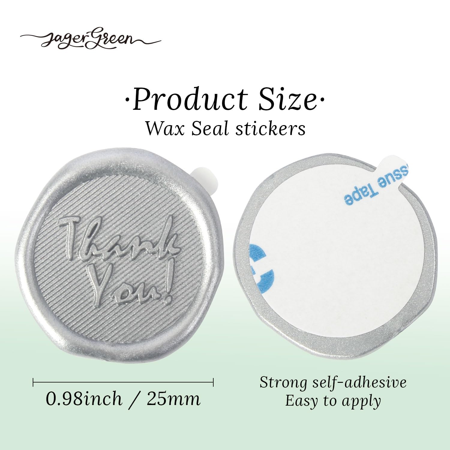 Adesivi Sigillo Ceralacca Argento - 24 Pezzi Autoadesivi Per Matrimoni E Inviti - Foto 6