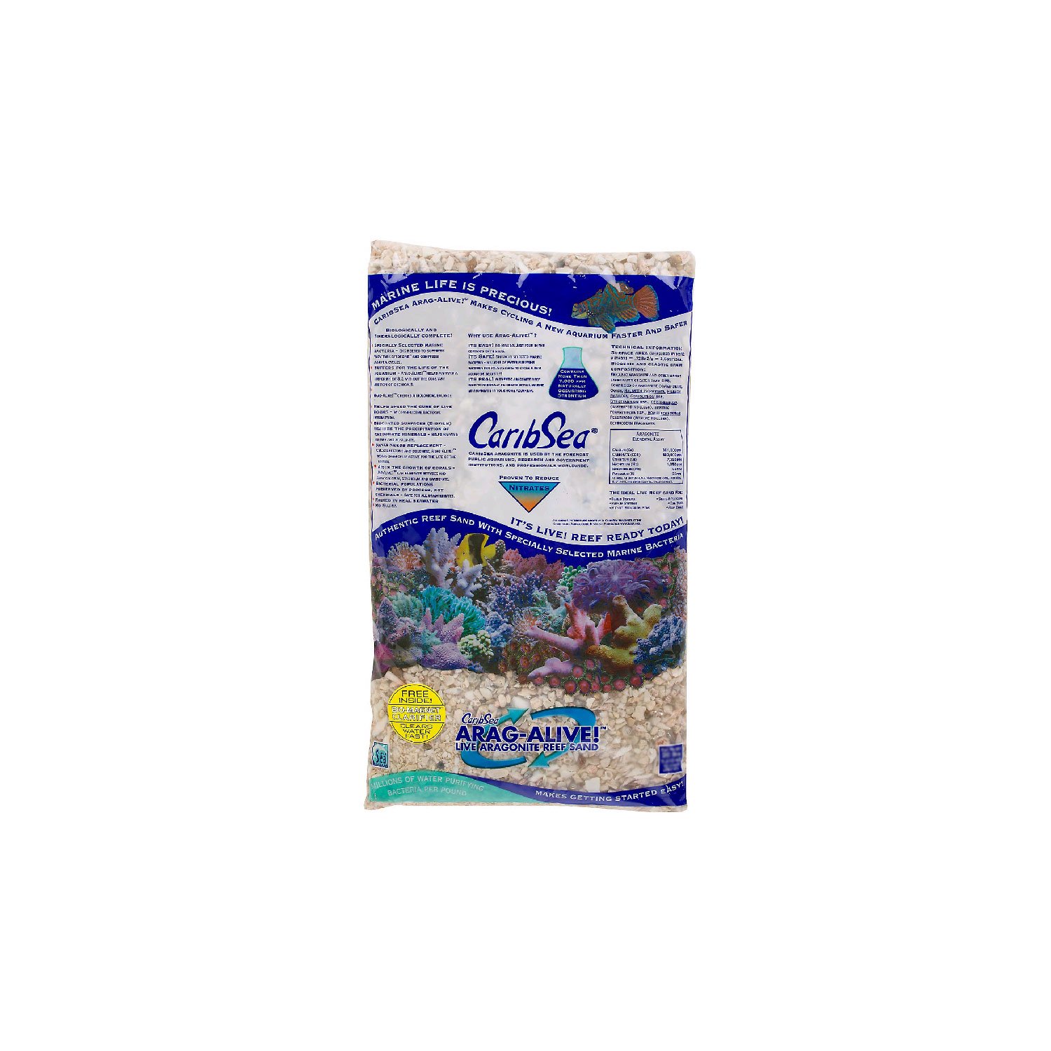 Carib Sea Arag-Alive Natural Reef Aquarienkies 7,3 kg