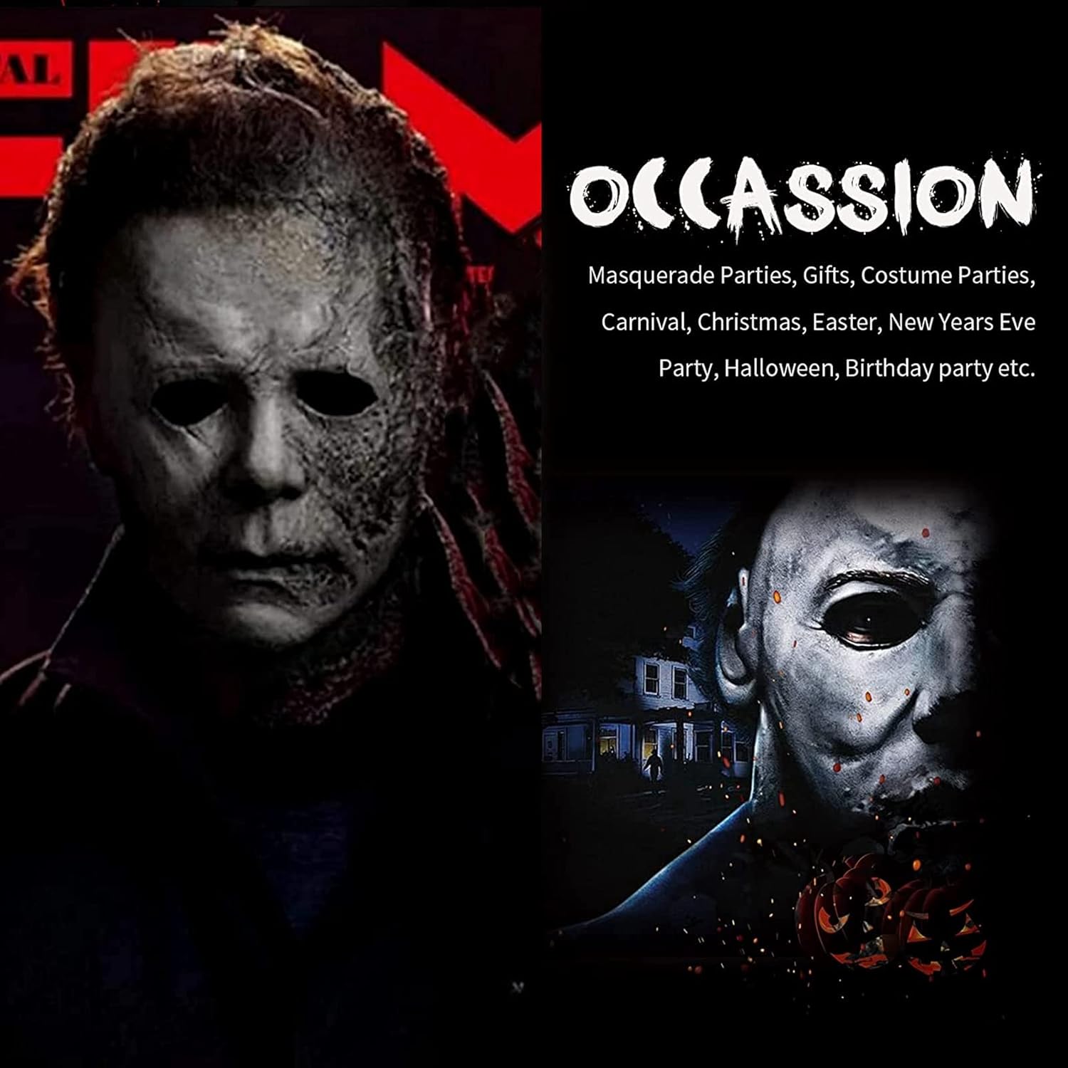 Miniatura 2 de Máscaras originales de Michael Myers máscara de Halloween mata máscaras de cosplay aterradoras máscara espeluznante de Halloween para disfraz de