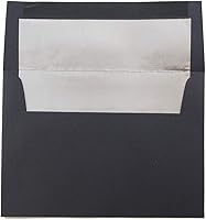 Vista 67 de JAM PAPER Sobres de invitación de papel aluminio A2 - 4 3/8 x 5 3/4 - Blanco con rojo - 50