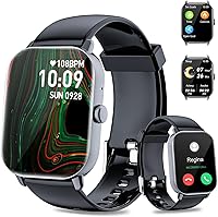 ISKOVI 1.91" Smart Watch for Men Women: Bluetooth Call, 120+ Sports Modes, IP68 Waterproof Fitness Tracker, Heart Rate Sleep Monitor Android iOS