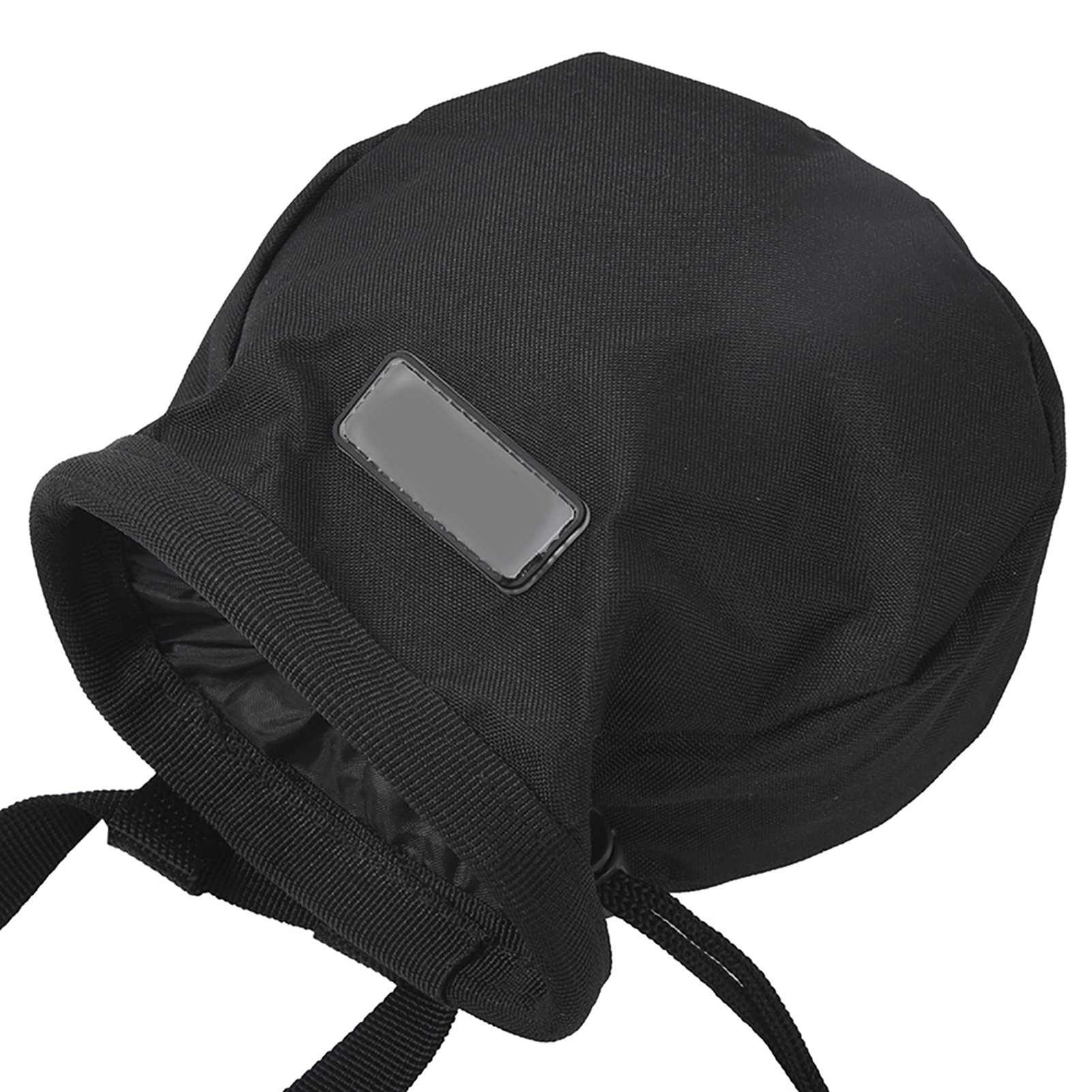BigKing Bolsa de magnesio, Bolsa de Polvo de magnesio para Escalada en Roca al Aire Libre Negra, Bolsa de Almacenamiento para cinturón