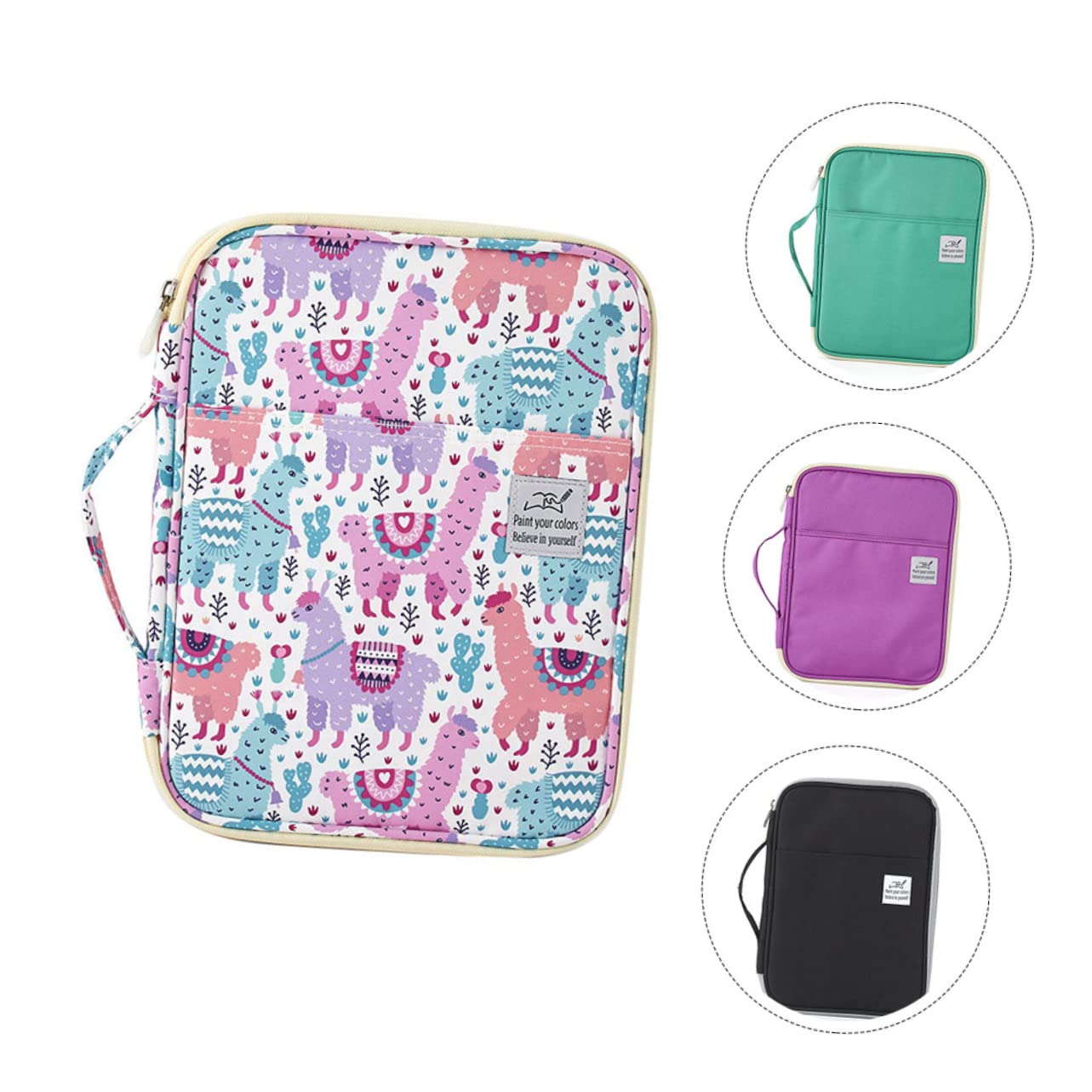SHINEOFI Estuche para Lápices De Dibujo Bolsa De Papelería De Alta Capacidad Estuche para Papelería Soporte para Bolsa para Guardar Bolígrafos para Escolar y Artístico