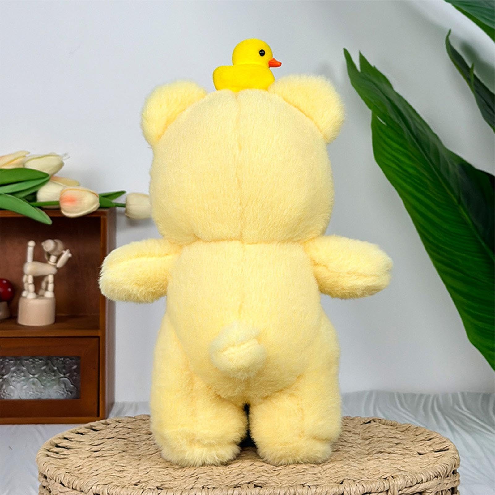 黄色のクマ ぬいぐるみ 本体 ブルーナファミリー くまちゃん SSサイズ|【ぬいぐるみのセキグチ