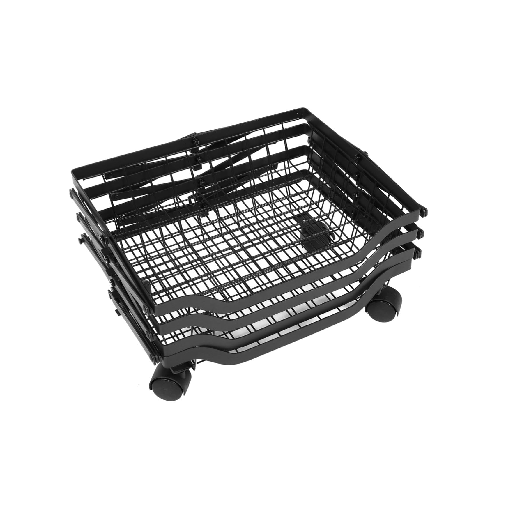 Étagère de cuisine à roulettes VALICLUD 4 niveaux amovible pour épices et fruits