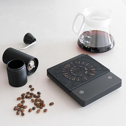 Miniatura 6 de Báscula de café con temporizador 4.4 lbs0.00 oz de alta precisión, balanza de café expreso por goteo de vertido, recargable de 1500 mAh, rueda de