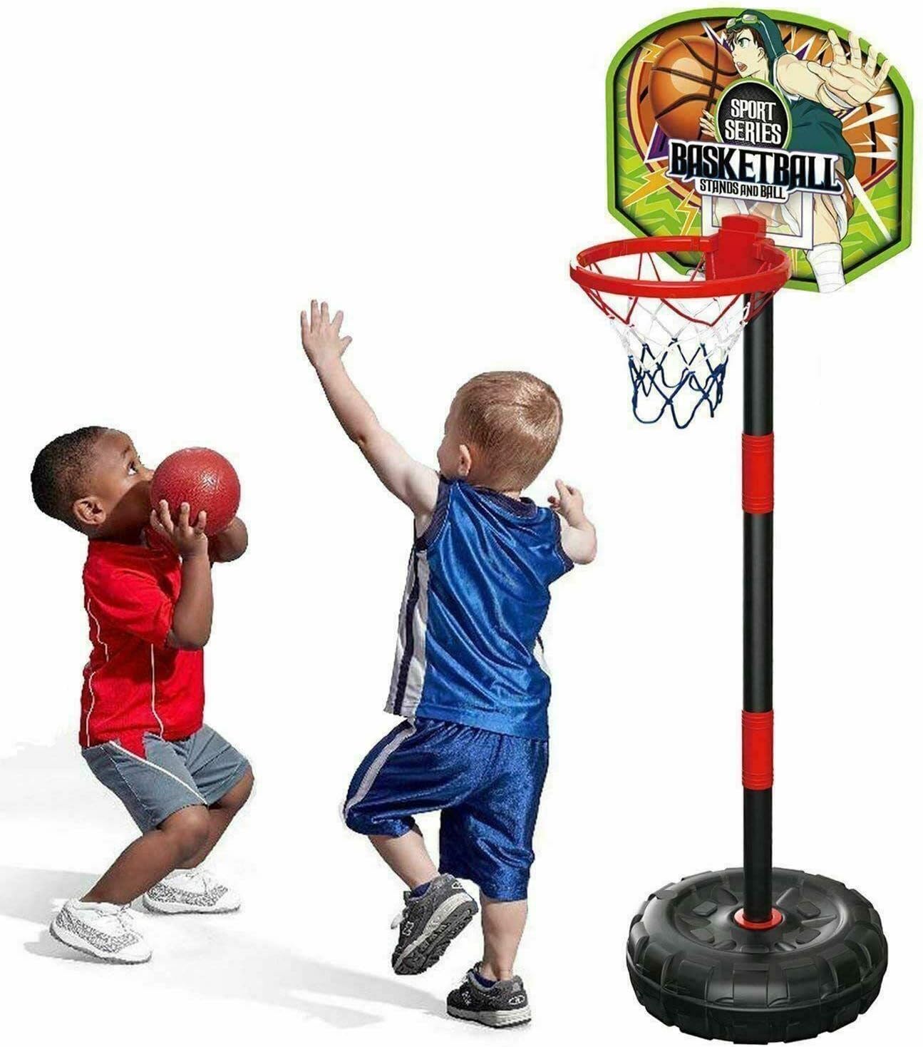 koolbitz Kids Adult/Children's Basketball Hoop and Stand PVC Backboard