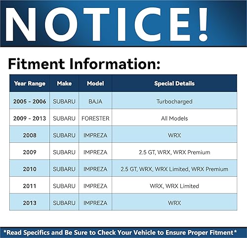 Miniatura 3 de Detroit Axle - Kit de Freno Delantero para Subaru Impreza Outback Baja Forester Legacy Rotores de Freno y Pastillas de Freno Cerámica Reemplazo :