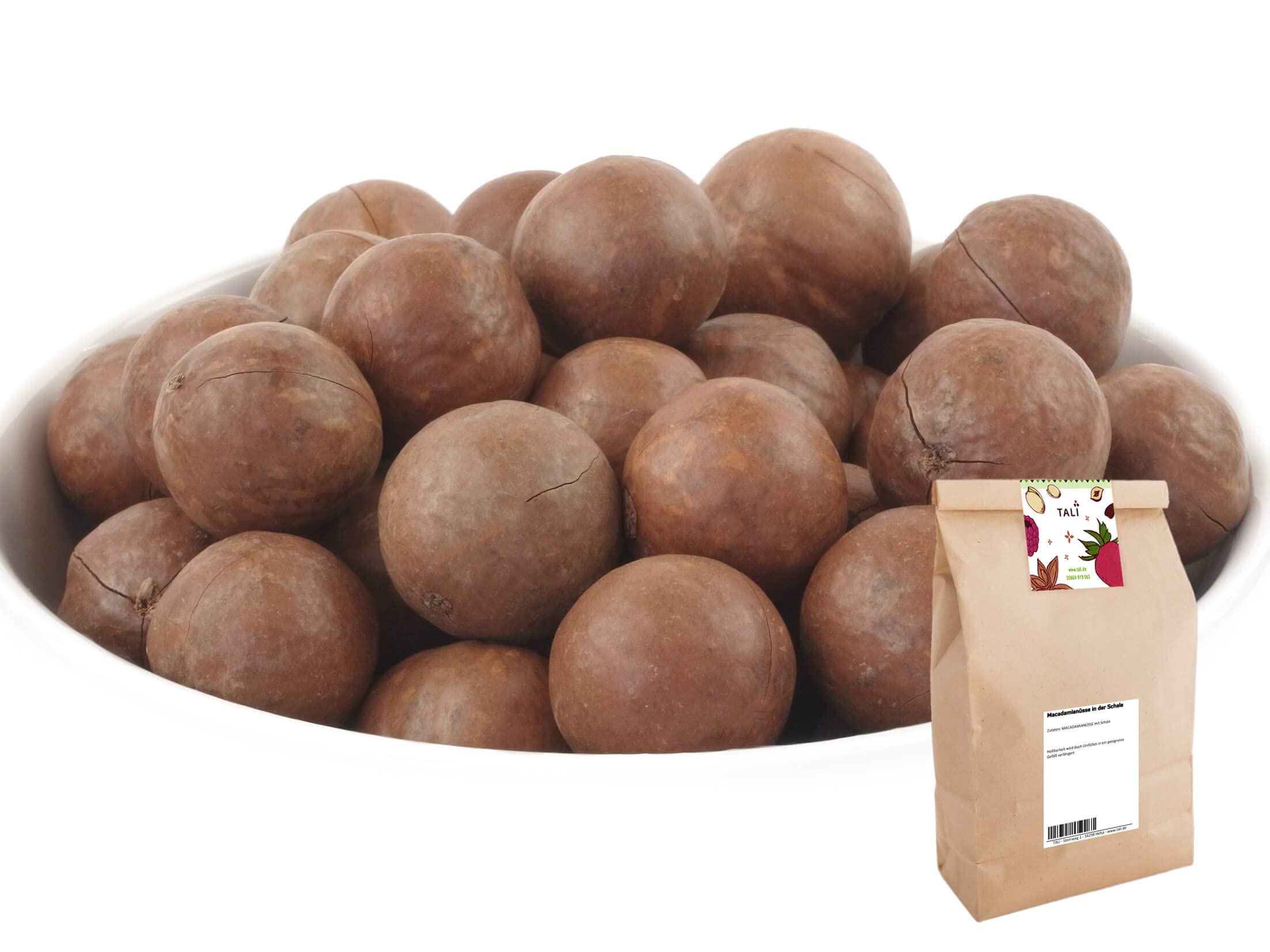 TALI Macadamianüsse in der Schale 1 kg