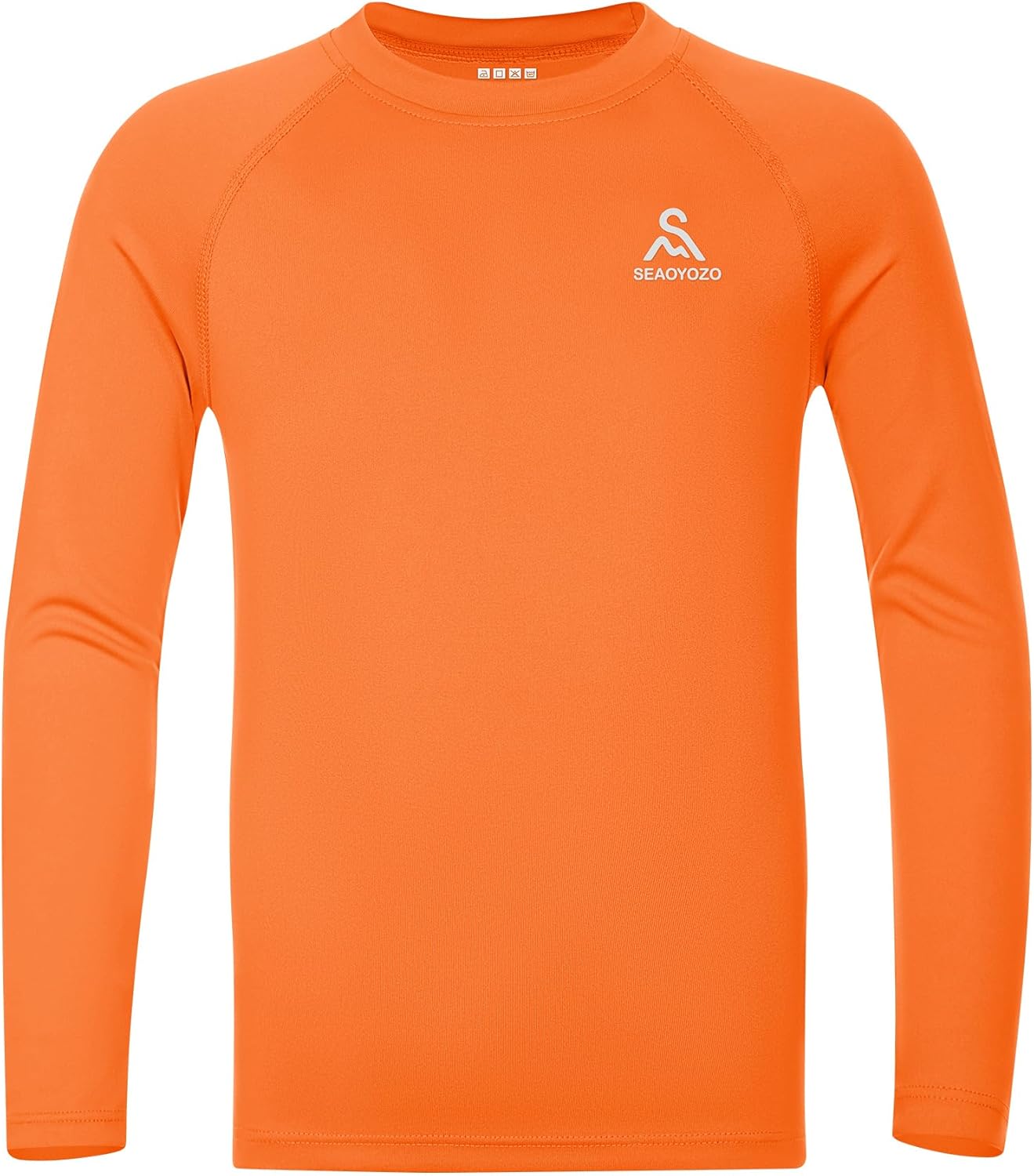 UPF 50+ Boys Swim Shirt Long Sleeve Youth Kids Rash Guard UV Sun Protection Rashguard for Surf Beach - Image 2