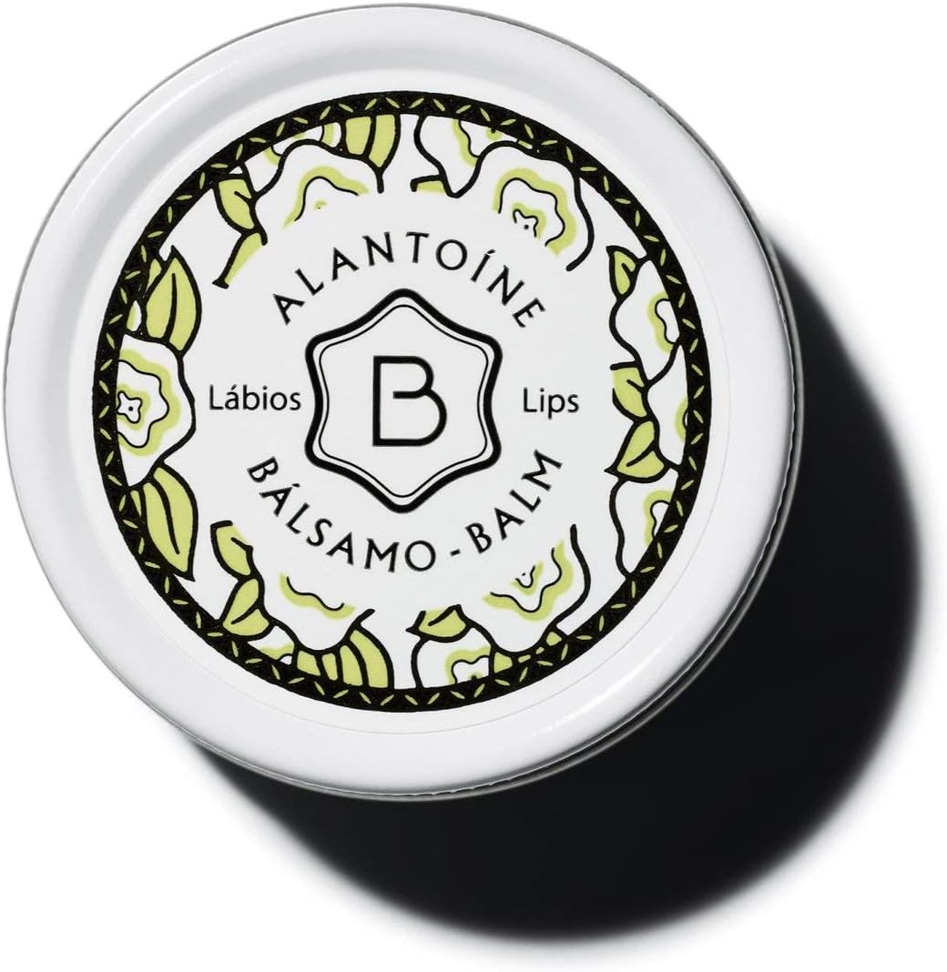 Benamôr - Alantoíne Lip Balm with Allantoin, Shea Butter, Beeswax, Coconut, Sweet Almond - Delicious Lemon Scent, 99% Natural Ingredients - Paraben Free - 12 g Jar