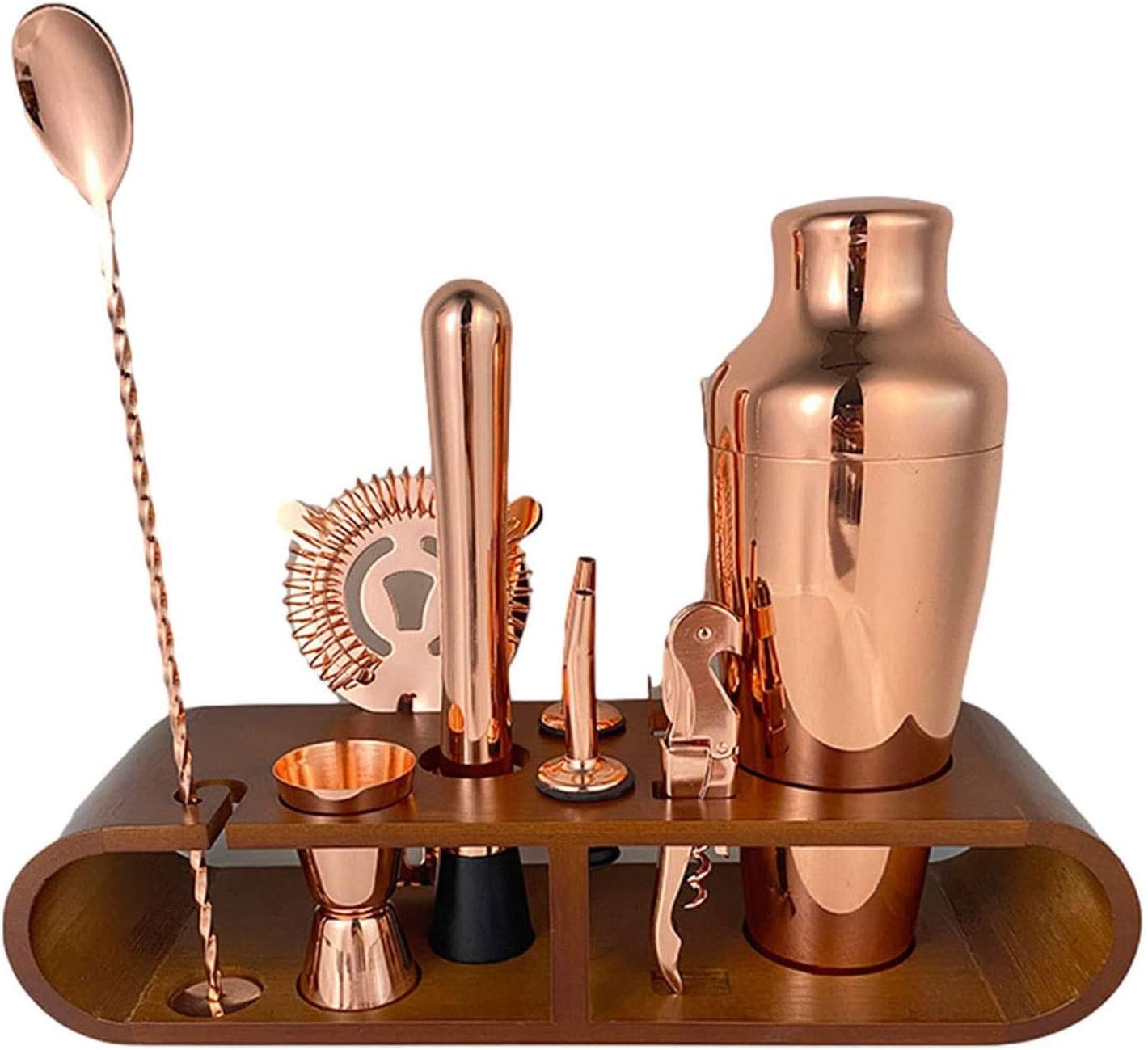 Set de Coctelera de 9 Piezas con Soporte HeiDD