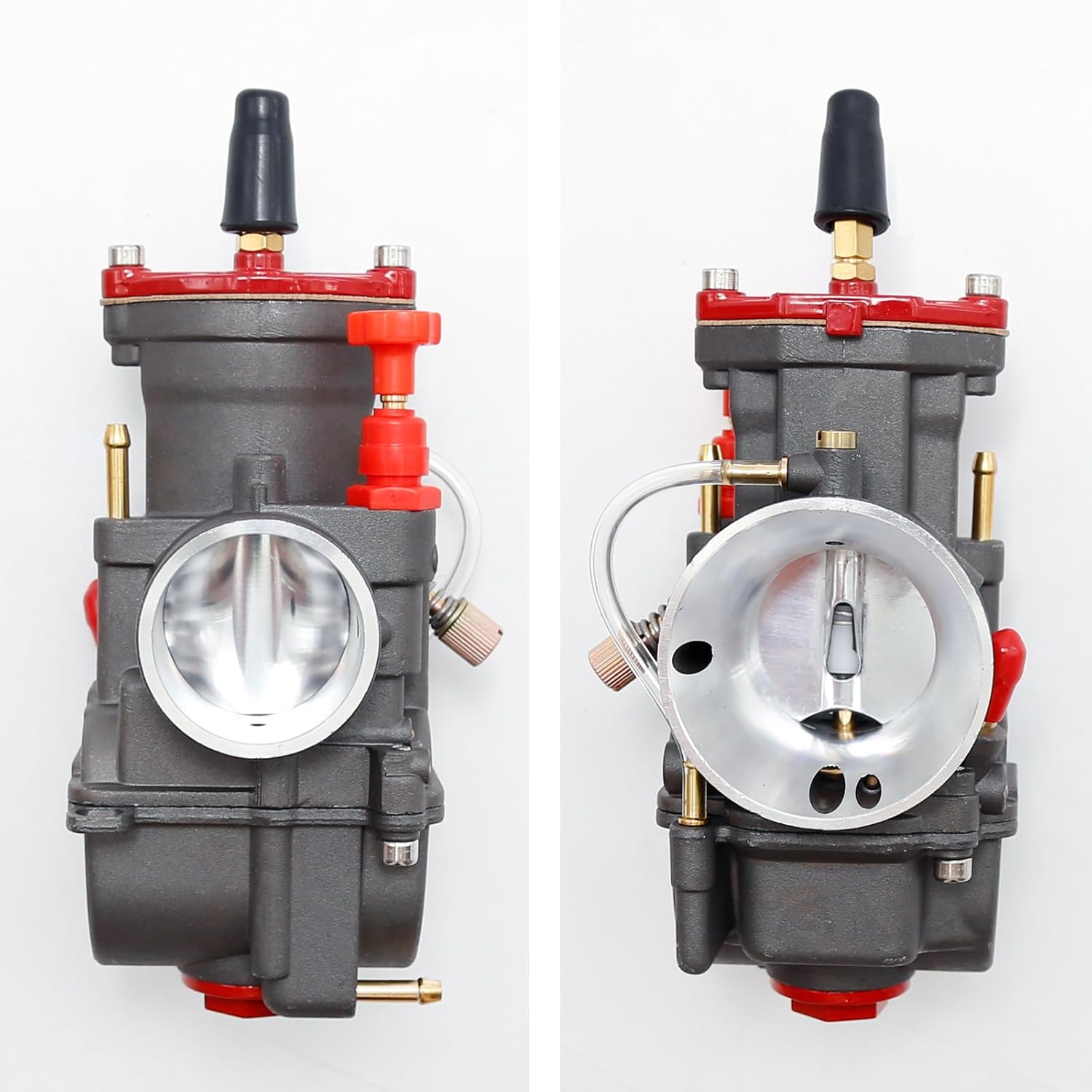 Anxingo PWK Carburetor 24mm 50cc to 110cc 2T 4T Engine Universal for 2T 4T Engine Off-road Bicycle Motorcycle Dirt Bike ATV Quad, for 24mm Racing Carb
