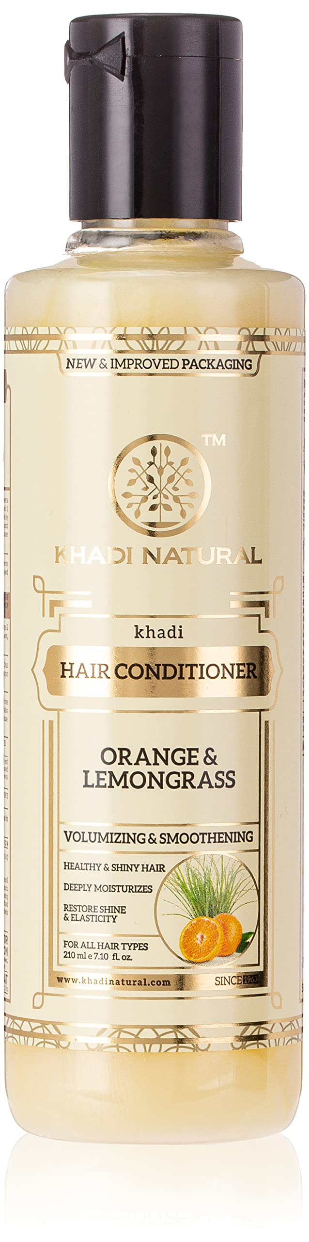 Khadi Natural Herbal Orange Lemongrass Hair Conditioner, 210ml