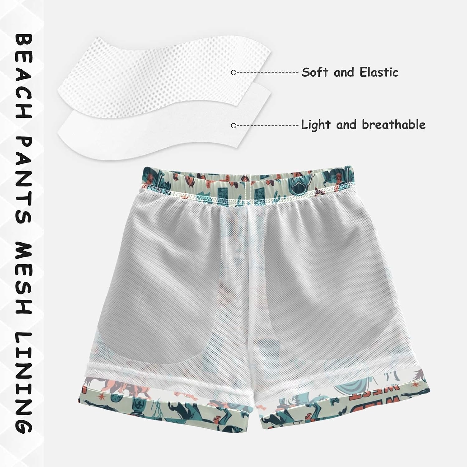 Eionryn Black White Strip Boys Swim Trunks Toddler Swim Board Shorts Quick Dry Little Boy Swimwear Bathing Suits