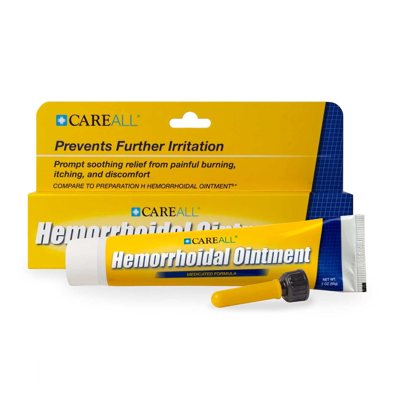 CareAll Hemorrhoidal Ointment 2 0 oz with Applicator Helps Relieve Burning Itching and Discomfort Associated with Inflamed Hemorrhoidal
