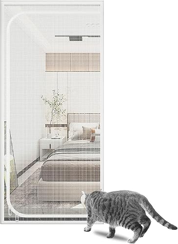 Pantalla De Puerta Resistente A Gatos 100x200cm