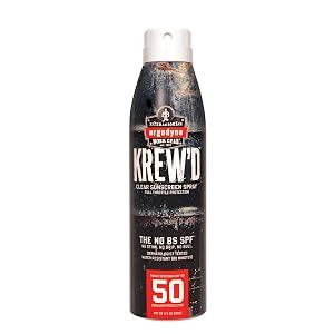Ergodyne KREWD 6353 Sunscreen Spray Broad Spectrum SPF 50 Water Resistant 5 5 oz