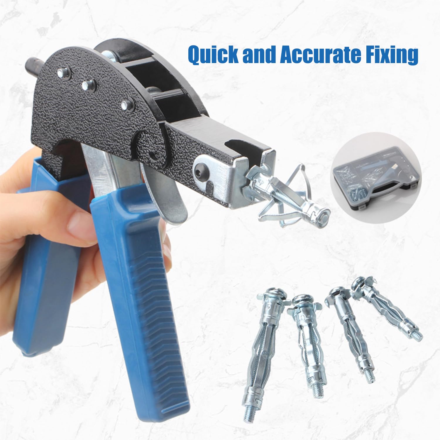 72Pcs Hollow Wall Anchor Metal Setting Tool Set including M3, M4, M5 - Image 4