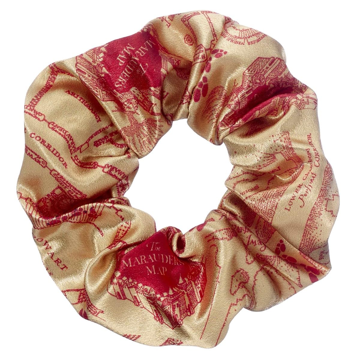 Official Harry Potter Marauders Map Hair Scrunchie