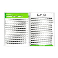 Vista 8 de Extensiones de pestañas postizas en abanico 600 unidades 6D, pestañas postizas sueltas hechas a mano 0.07 mm, 8-15 mm, rizado C/D, extensión