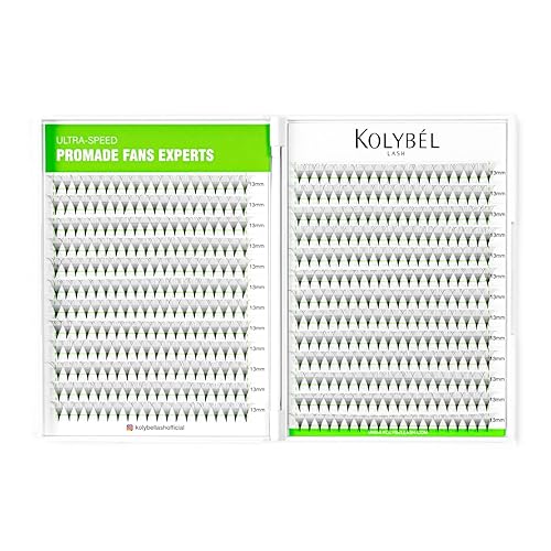 Miniatura 8 de Extensiones de pestañas postizas en abanico 600 unidades 6D, pestañas postizas sueltas hechas a mano 0.07 mm, 8-15 mm, rizado C/D, extensión
