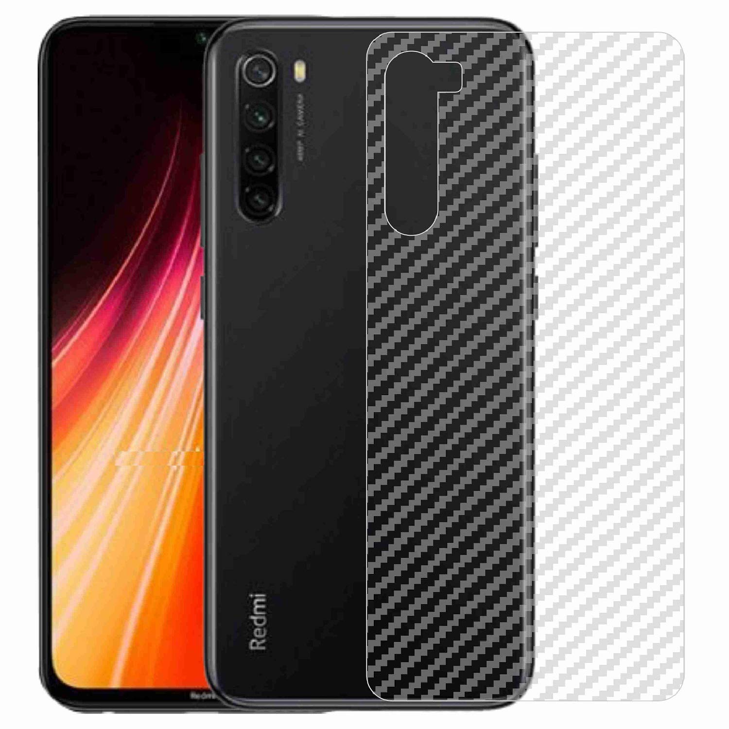 Gadgetronics Compatible with Redmi Note 8T Back Screen Protective Film Carbon Fiber Skin Transparent Screen Guard Sticker (B08XML369L) Amazon Price History, Amazon Price Tracker