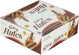 شوكولاتة جالكسي فلوتس، عبوة من 12، 22.5 جرام،2 إصبع، شارك لحظات من متعة الشوكولاتة مع جالكسي فلوتس، الويفر الخفيف والمقرمش