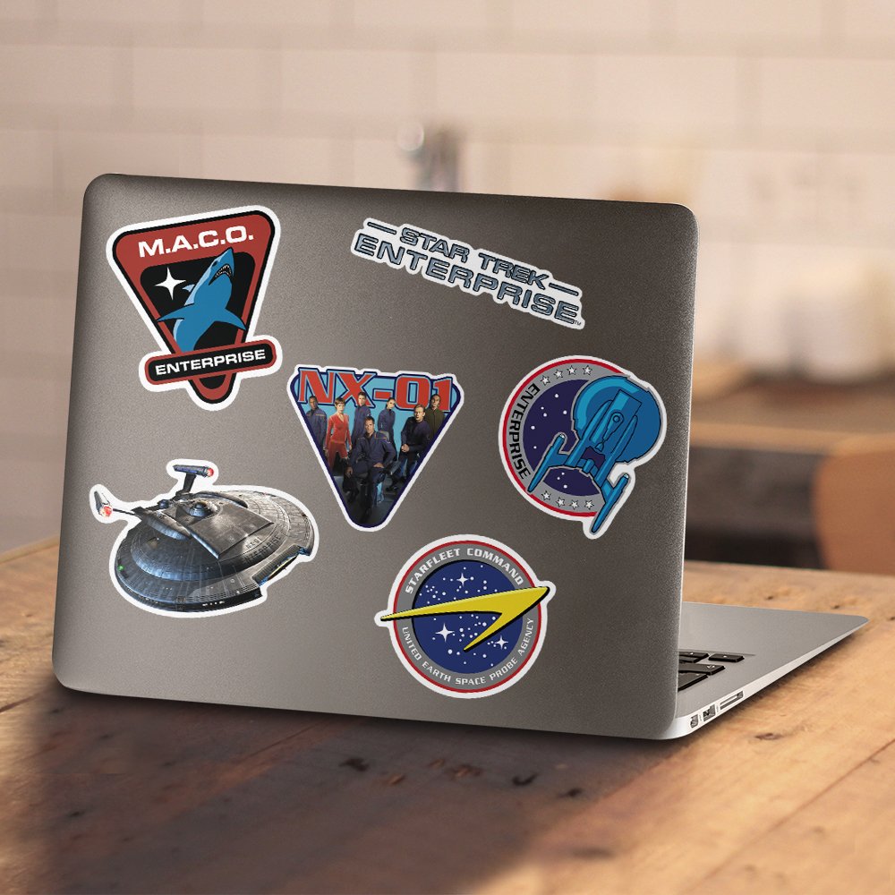 Amazon.com: Popfunk Star Trek Enterprise Collectible Stickers