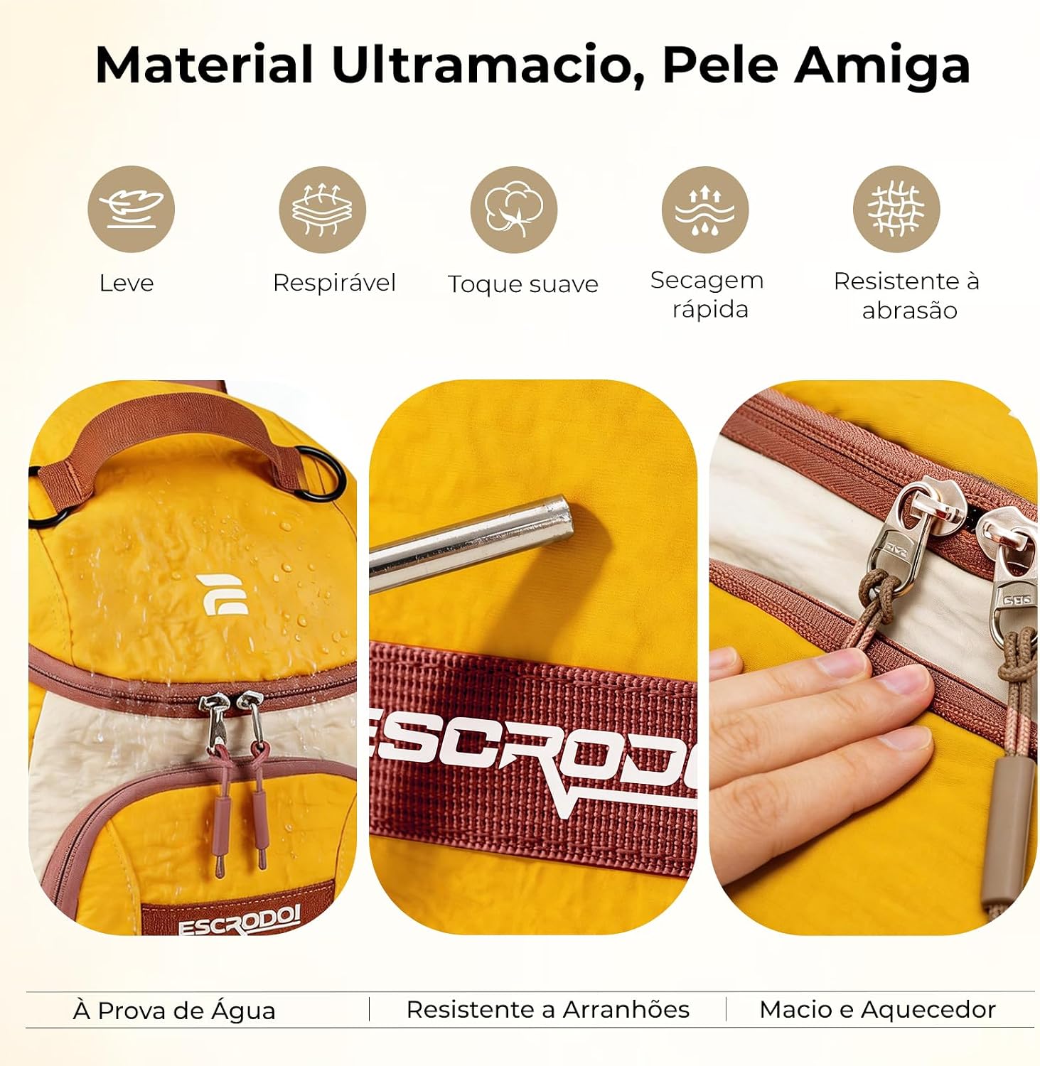 Mochila Pequena para Atividades ao ar Livre 10L, Mochila Leve Casual, Resistente à Água, Mochilas de Trilha, Caminhadas, Acampamentos e Diário