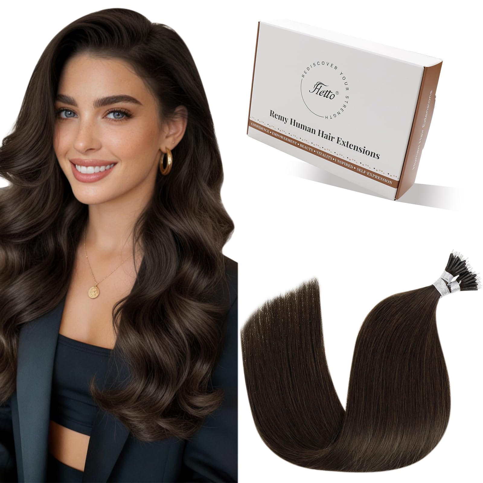 Hetto Echthaar Extensions Remy