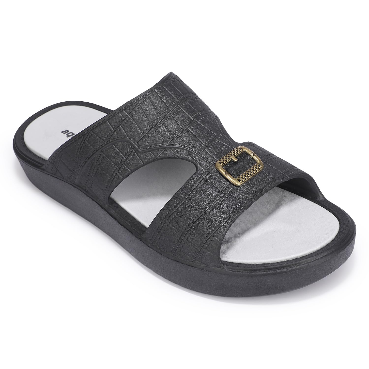 aqualite Men's EVA Slides | Slides for Men | Sliders for Mens with Soft Cushion Footbed | Lightweight Anti-Skid Waterproof Sliders for Indoor Outdoor, Beach, Bathroom & Daily Wear-picture-13