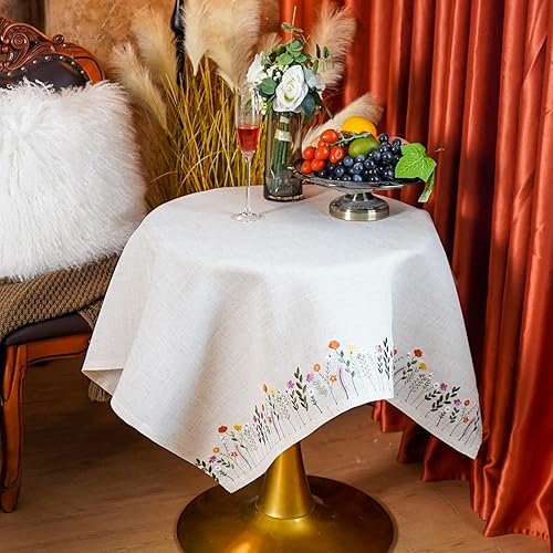 Miniatura 3 de ARTABLE Mantel pequeño de encaje de macramé de otoño y Navidad, para Acción de Gracias, al aire libre, granja, rústico, cocina, fiesta, cumpleaños,