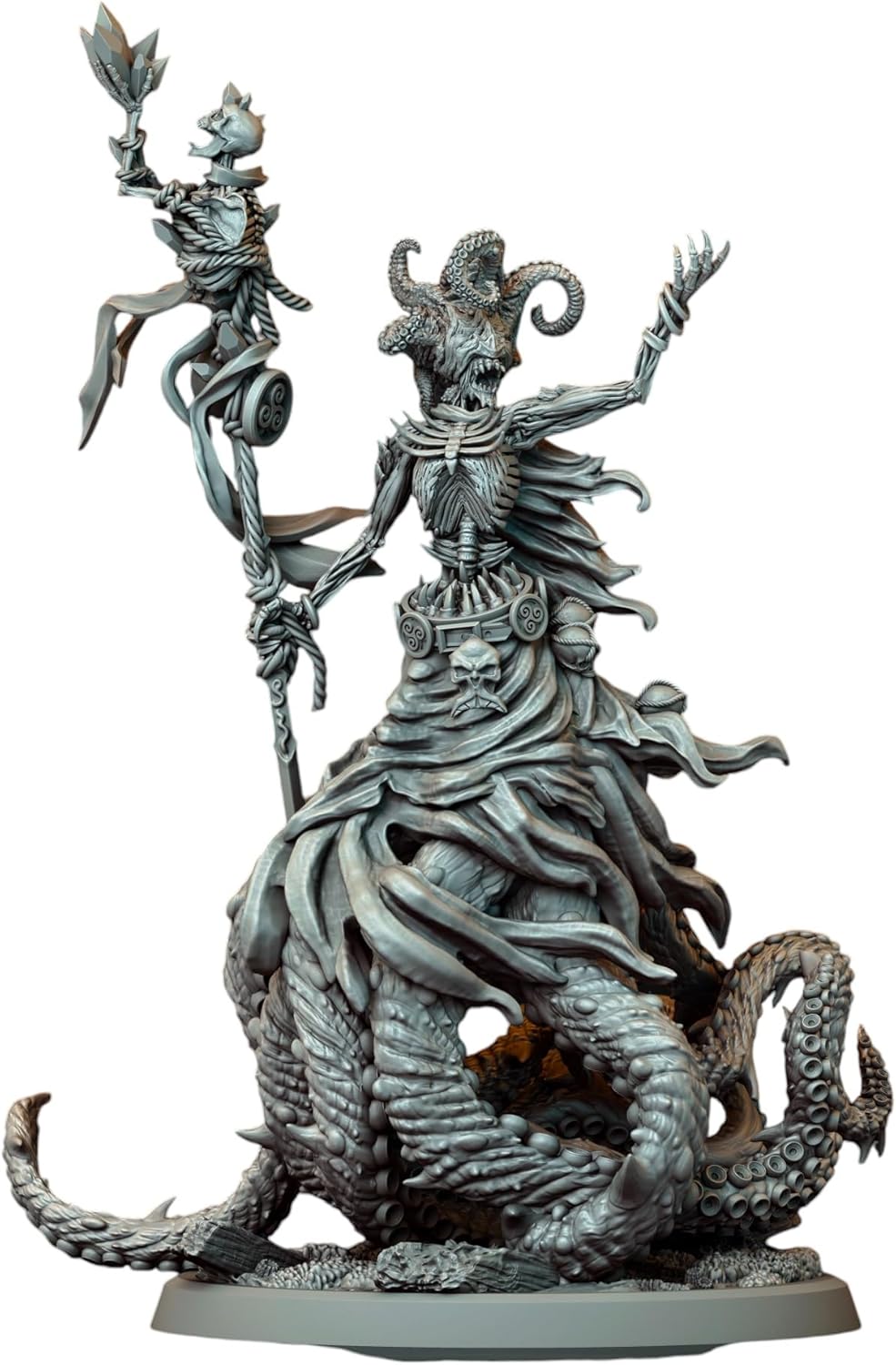 TYL Gravetide Siren Unpainted Miniature for War Gaming | RPG Scale Figures, Detailed Tabletop Board Game Accessories | Realistic Tabletop Miniatures (Combo of 4, 50mm)
