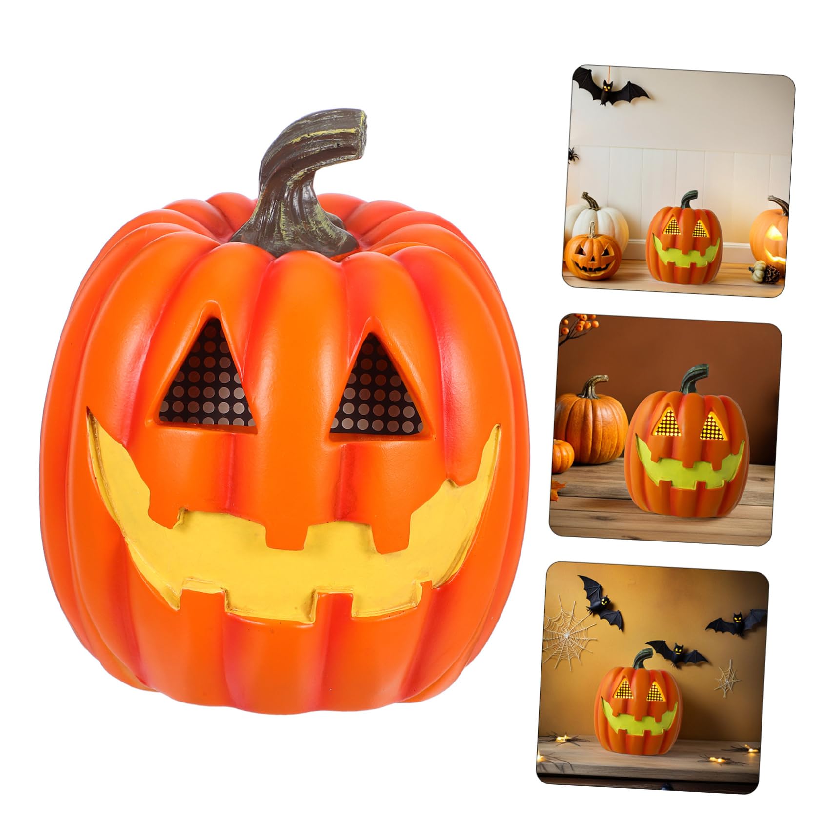 Alipis Lampada Halloween LED da in Plastica Batteria Decorazione Festival Interni ed Esterni Luce Notturna Wireless per e Feste Tema Halloween
