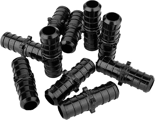 Miniatura 3 de EFIELD Poly PPSU - Juego de 5 conectores rectos de 1 x 1 pulgada para conexión de tubería Pex, ASTM 2159 (PPSU1807070-5PCS)