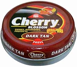 Cherry Blossom Dark Tan Shoe Polish, 50ml
