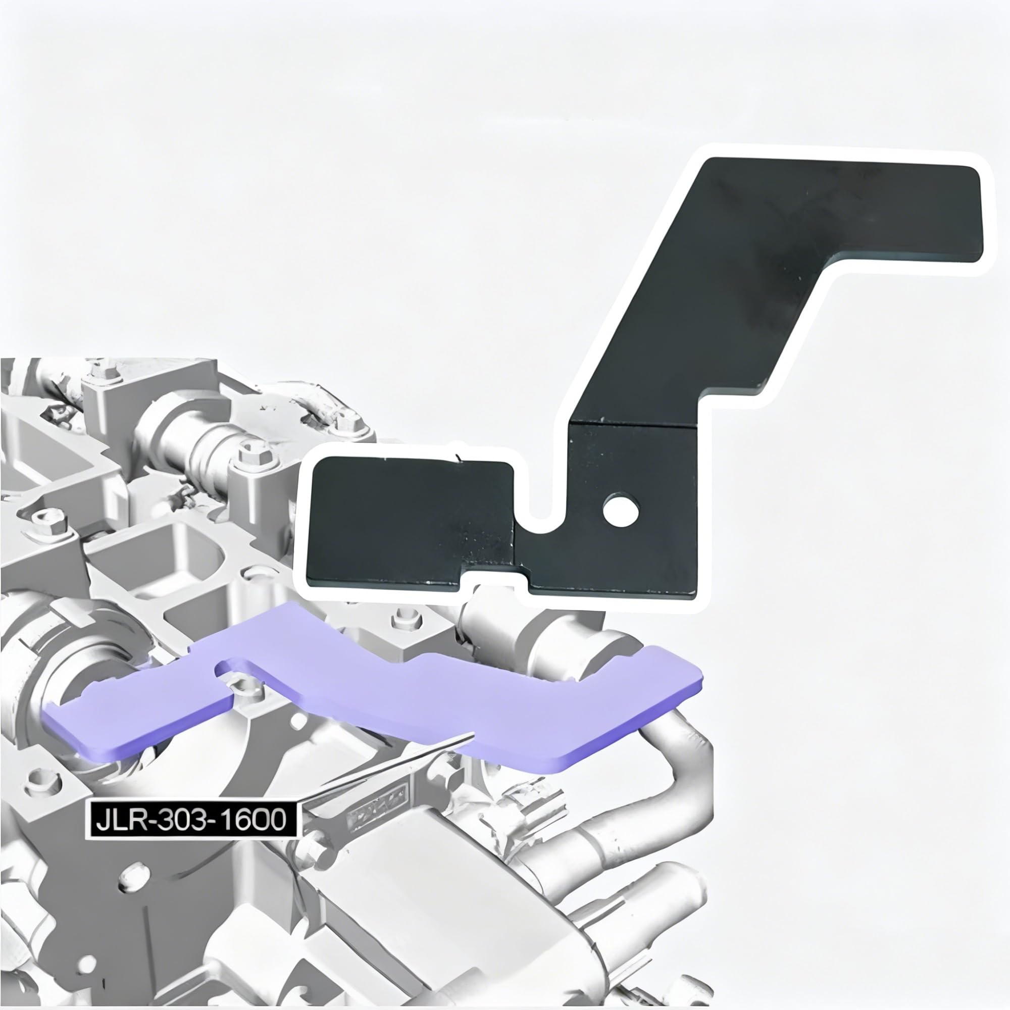 Set Strumenti Messa Fase Strumento di Fasatura Dell'albero A Camme E Dell'albero Motore Compatibile con Jaguar 2.0T per Evoque 303-1600 303-1595 303-1521 303-1594 303-748 303-1390A