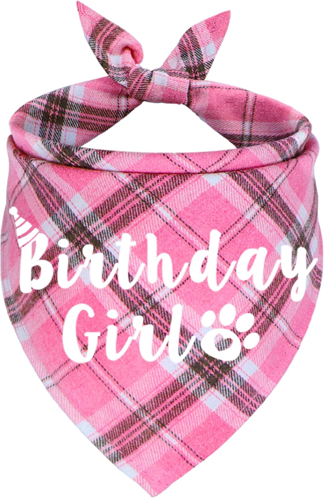 STMK Dog Birthday Bandana, Multi Sizes Dog Birthday Girl