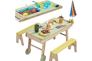 Giant Bean 3-in-1 Toddler Outdoor Sensory Table