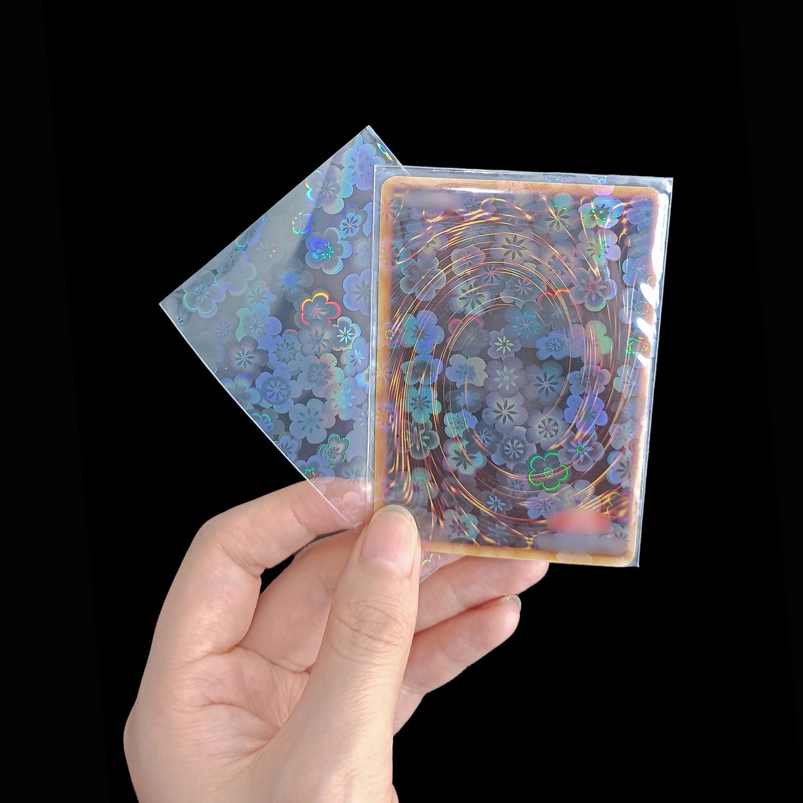 clear holographic card sleeves Amazon.com: 100 PCS Top Loading Sakura Patterned Holographic Card Sleeves,  Colorful Transparent Card Protector for Kpop/Idol/TCG/CCG Standard  Sized/Japanese Sized Cards Cover (61×88mm) : Toys & Games