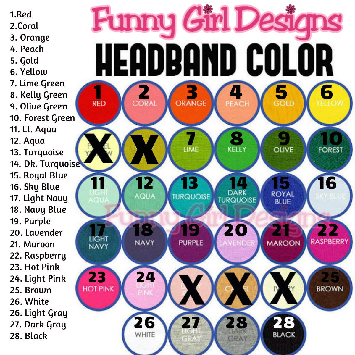 Funny Girl Designs Design Your Own Personalized FIELD Hockey Cotton Stretch Headband with GLITTER Text And CUSTOM Team or Player Name