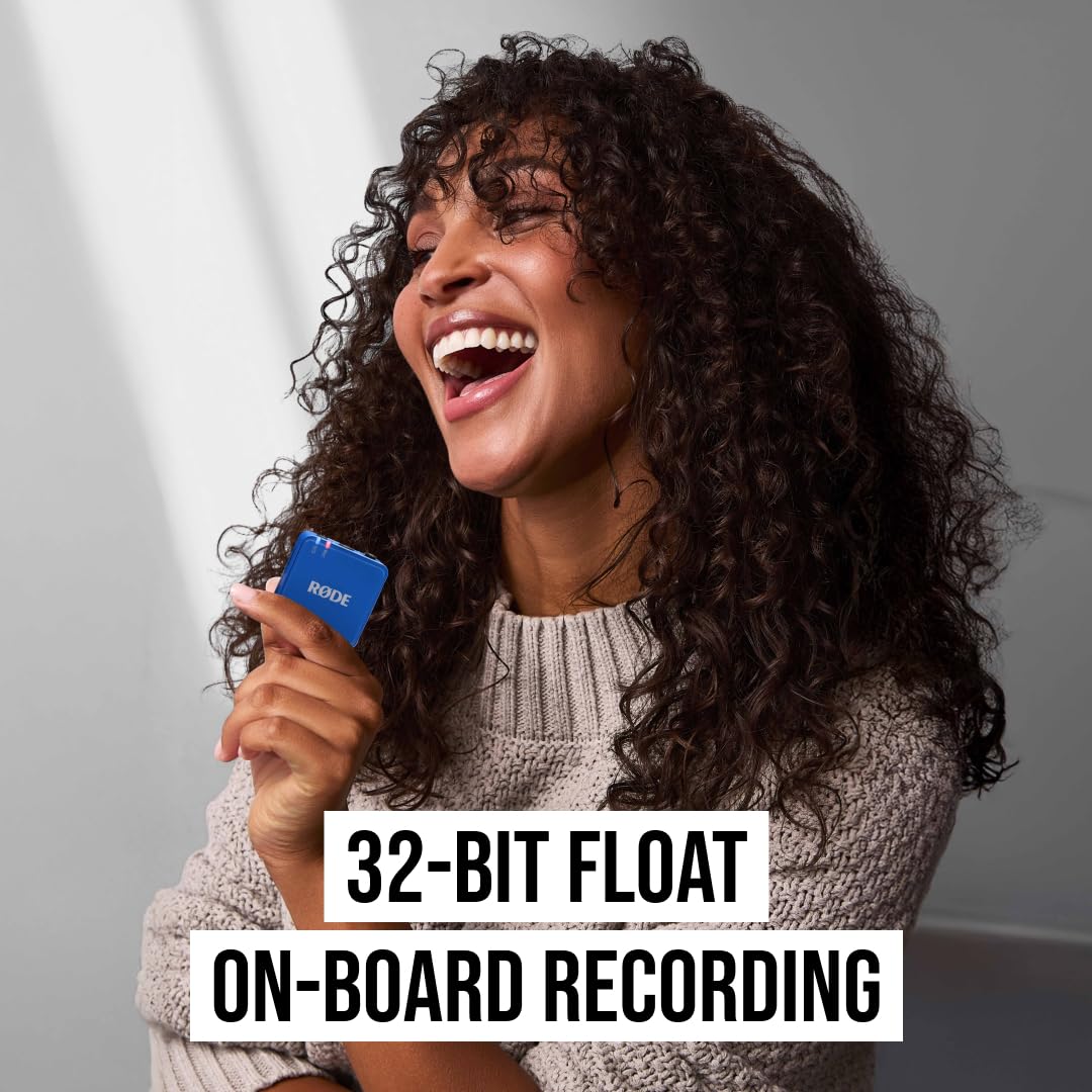 RØDE Wireless GO II Ultra-compact Dual-channel Wireless Microphone System with Built-in Microphones, On-board Recording and 200m Range for Filmmaking, Interviews and Content Creation: Wireless GO Gen 3 Cobalt