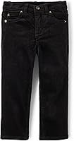 Gymboree Boys' & Toddler Corduroy Pull-On Pants - Soft Stretch Corduroy, Snap Closure, Classic Fit for Play