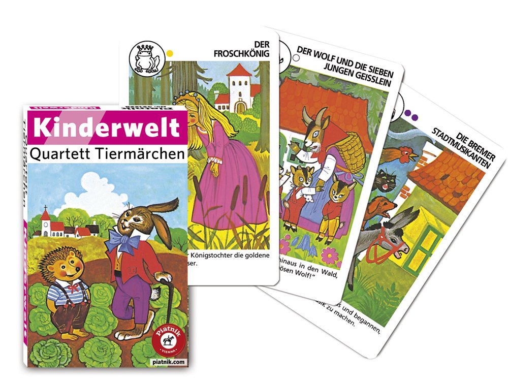 Piatnik 4212 "Fairy tales - Animal Quartet Game