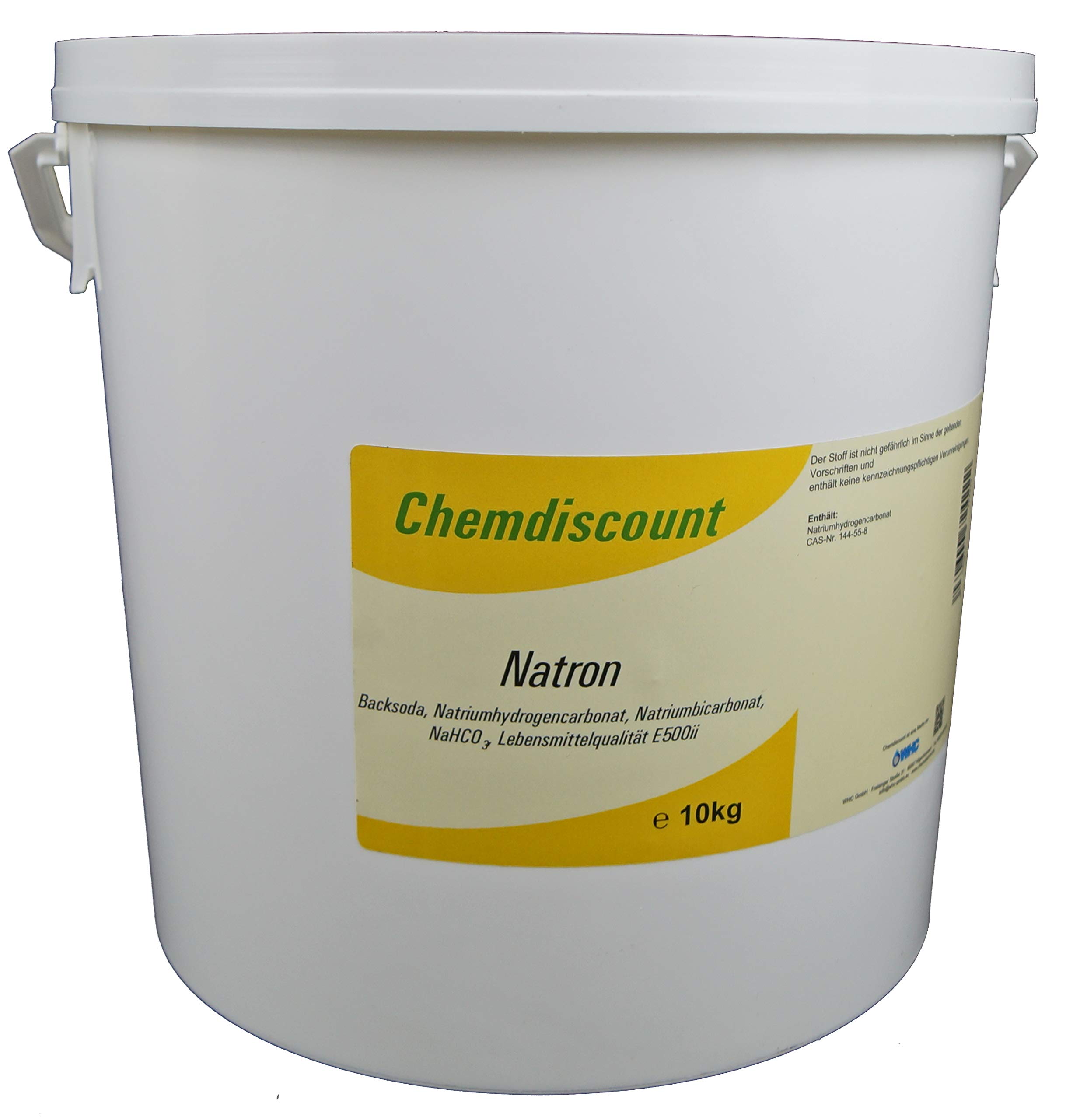 10kg + 2kg Bonus (12kg) Natron Lebensmittelqualität E500ii (Backsoda Natriumbicarbonat)
