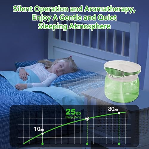 Miniatura 3 de Purificadores de aire de agua para el hogar, difusor de aroma para lavadora de aire, humidificador de lavado de filtro de aire, aceites esenciales