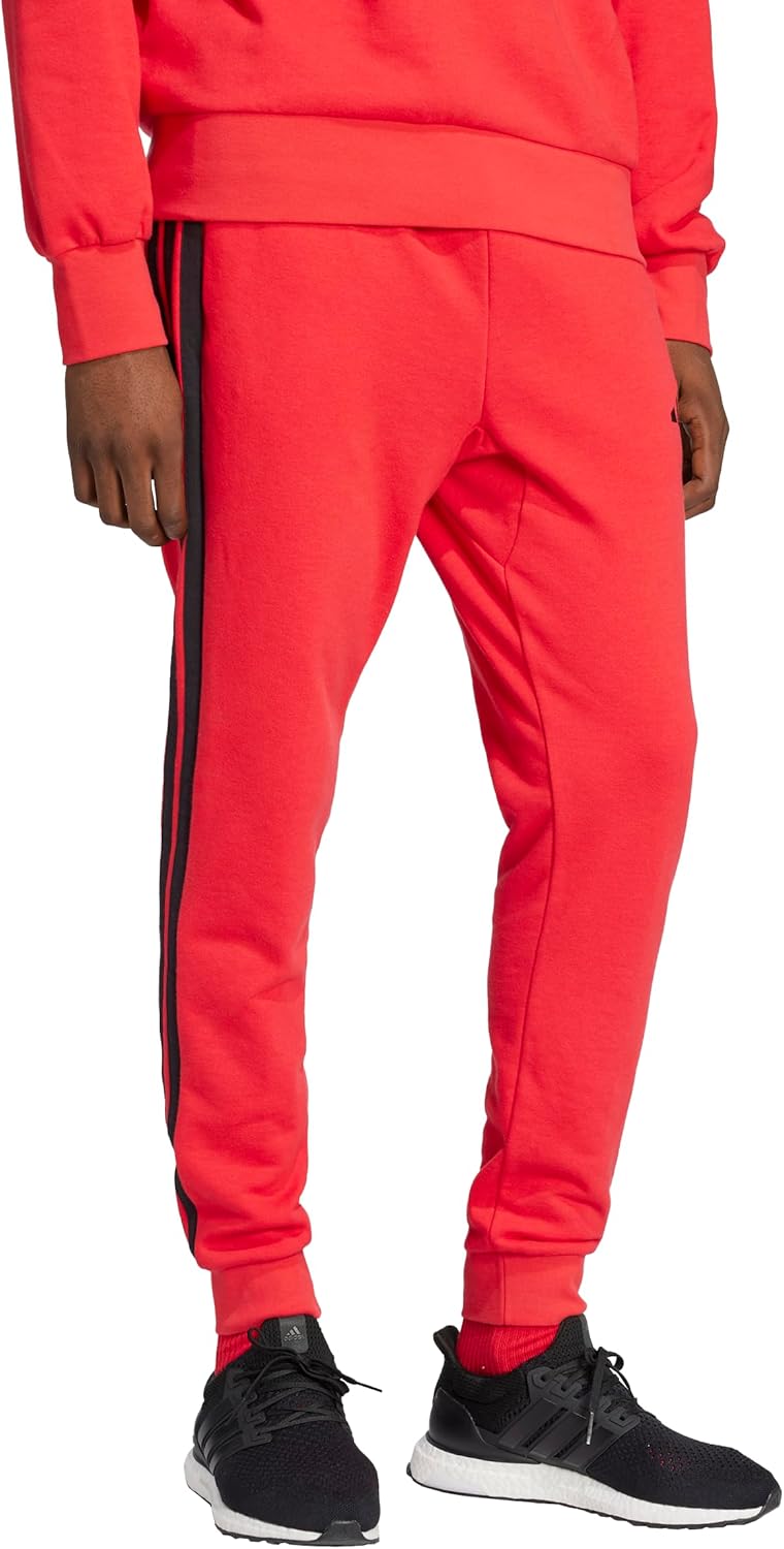 Adidas Mens Essentials 3-Stripes French Terry Pants - Image 3